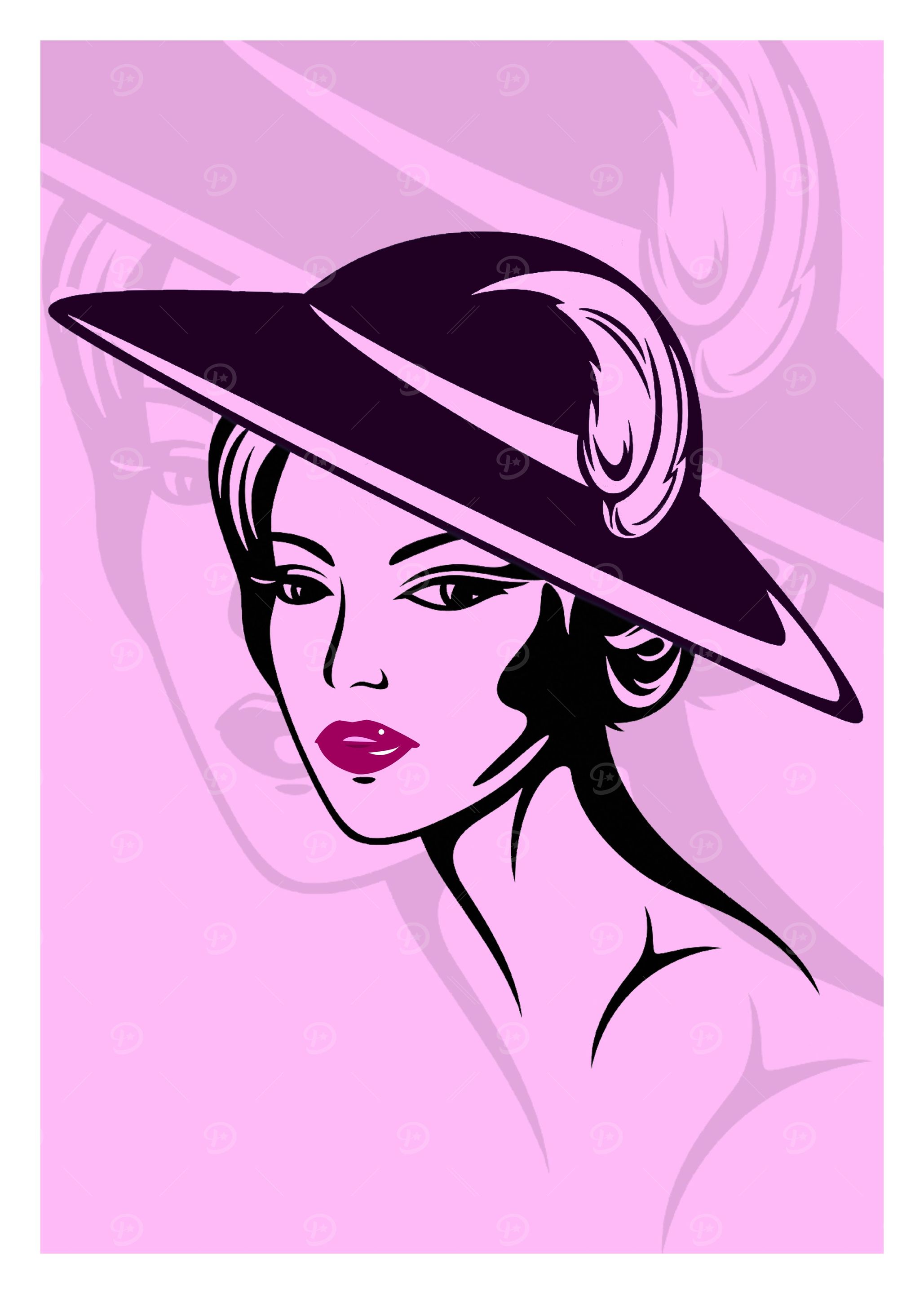 Vintage Lady art