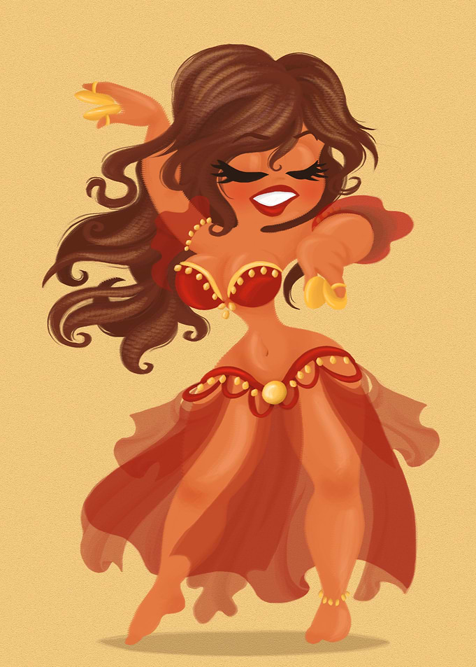 the bellydancer
