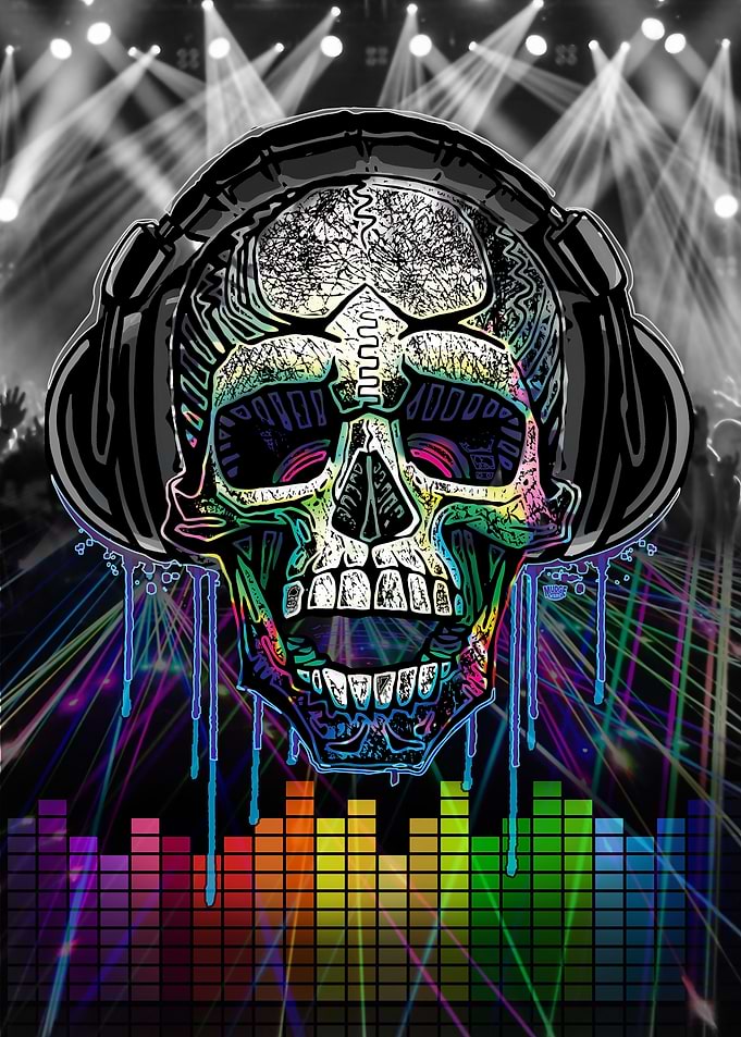 Rad Laser Skull Music Show