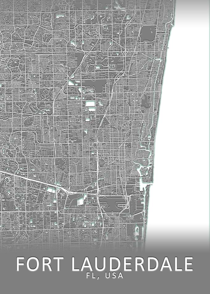 Fort Lauderdale USA Map