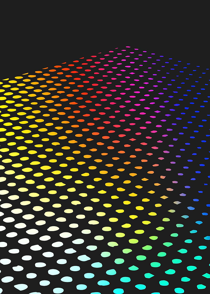 Halftone color design