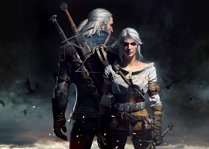 Ciri and Geralt