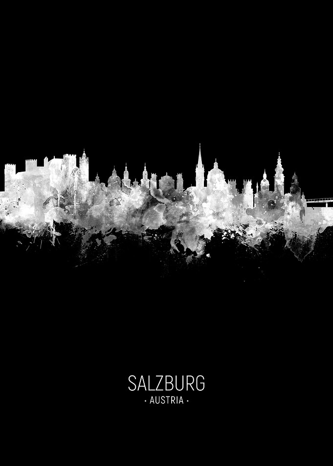 Salzburg Austria Skyline
