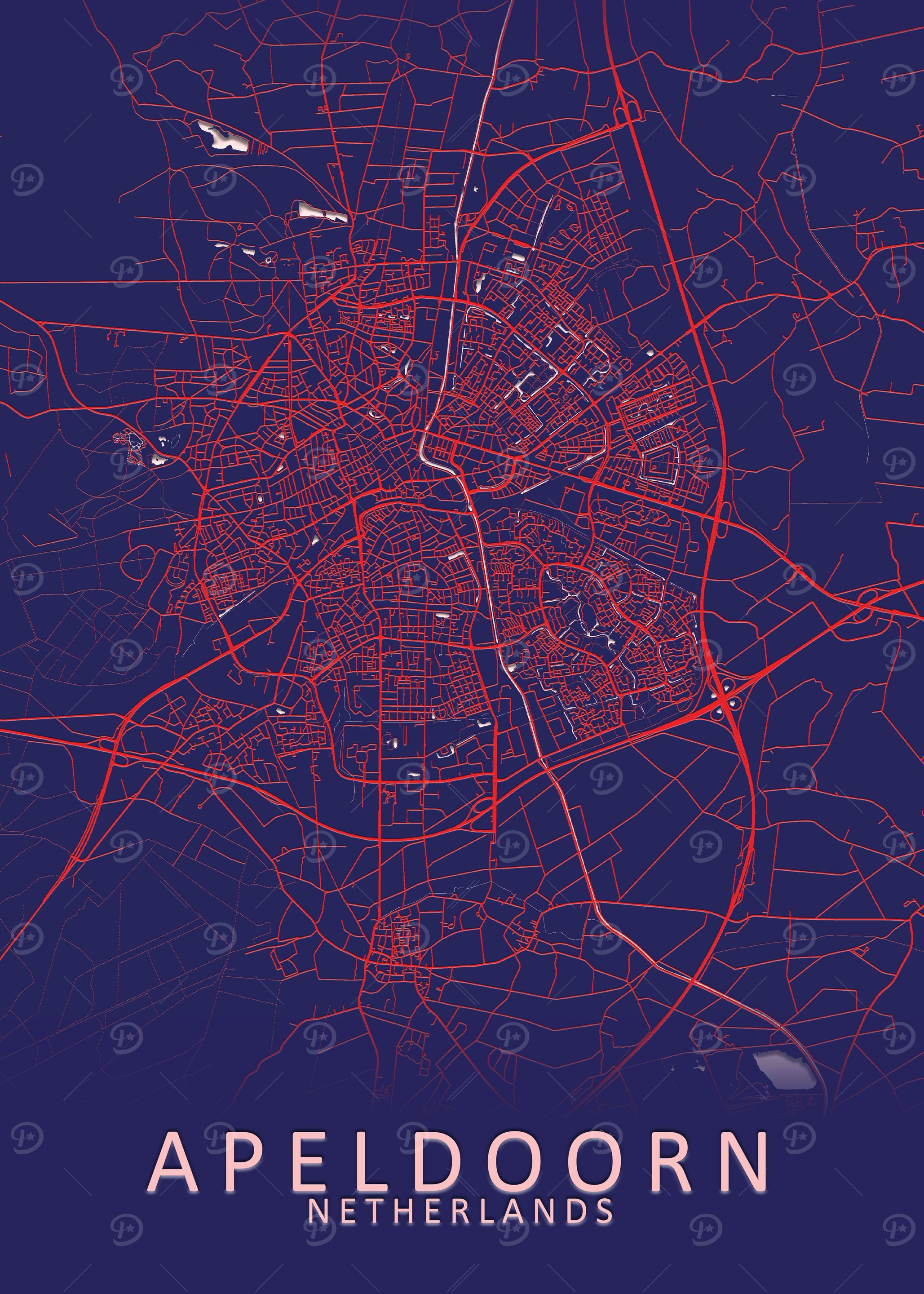 Apeldoorn Netherlands Map