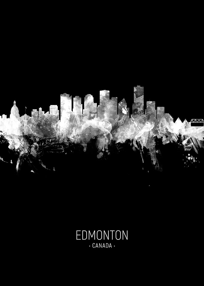 Edmonton Canada Skyline