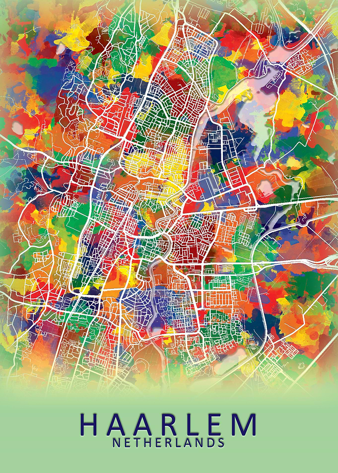 Haarlem Netherlands Map