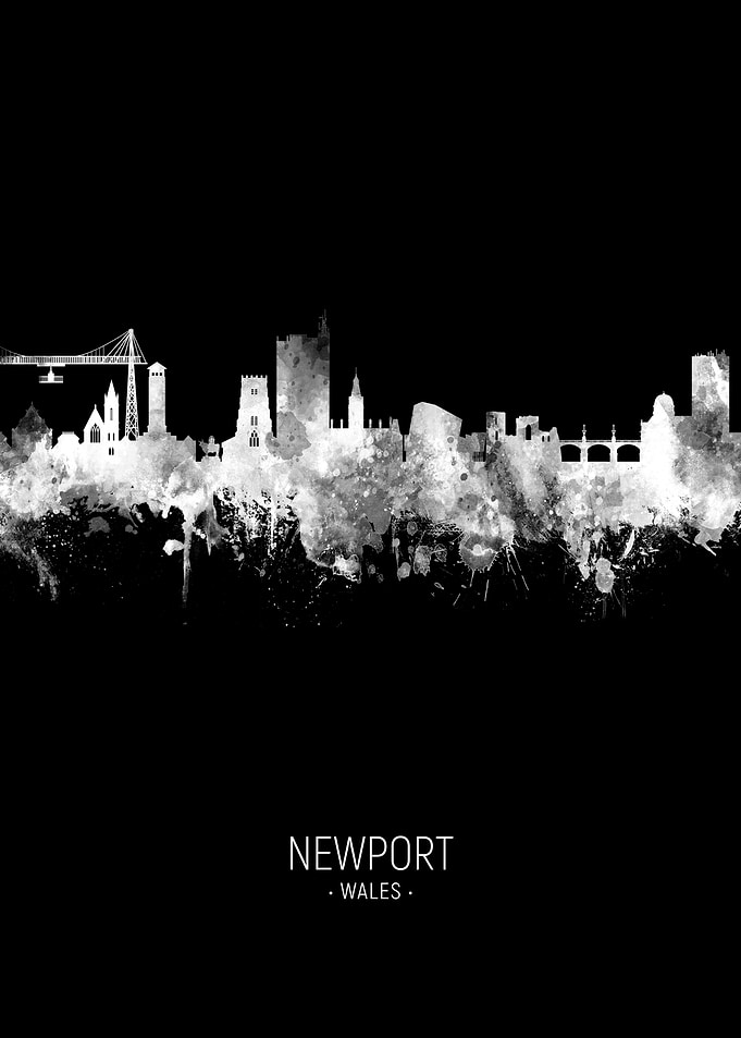Newport Wales Skyline