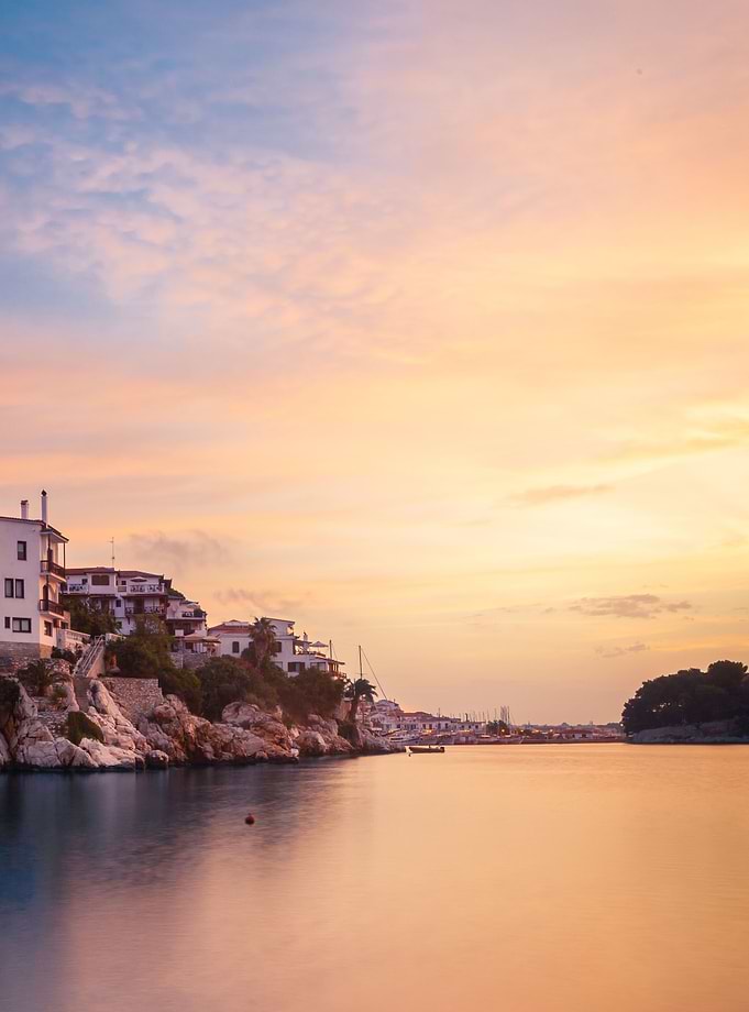 Skiathos Town at Sunrise