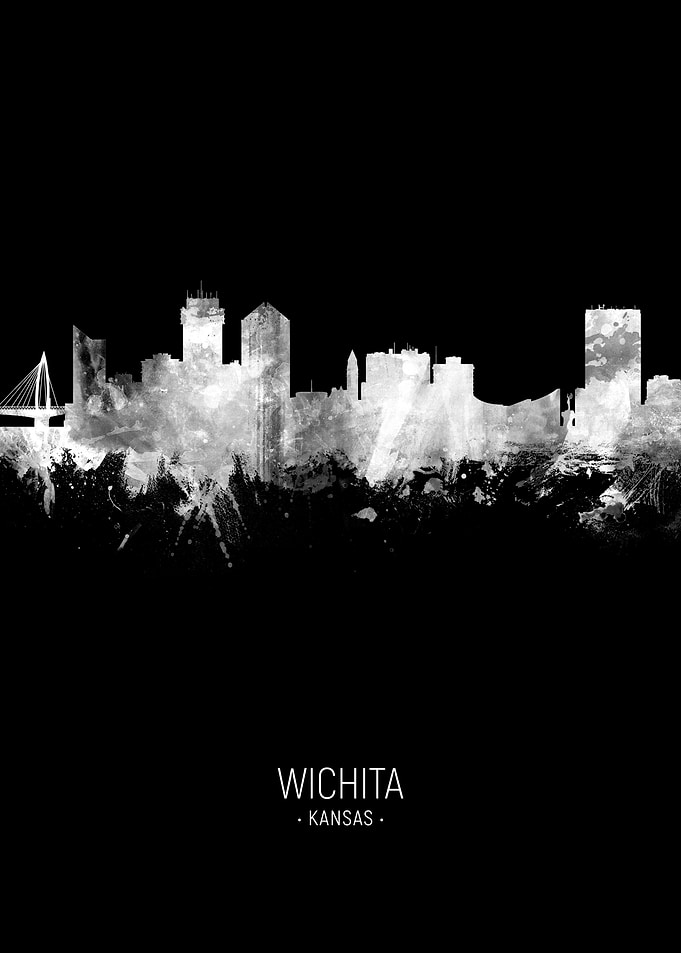 Wichita Kansas Skyline