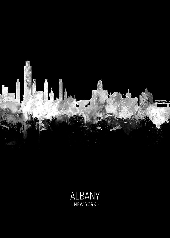 Albany New York Skyline