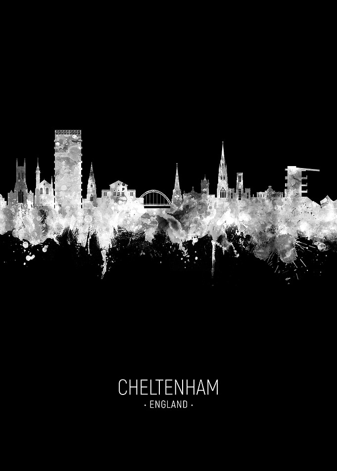 Cheltenham England Skyline