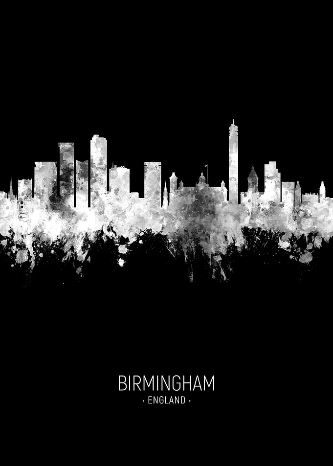 Birmingham England Skyline