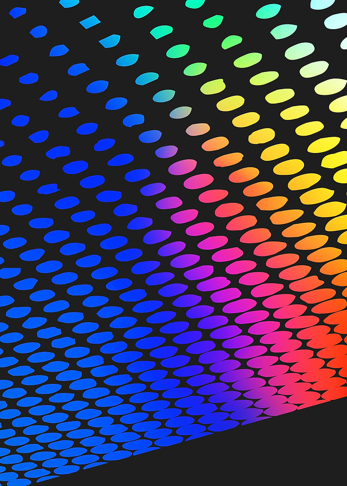 Halftone color design