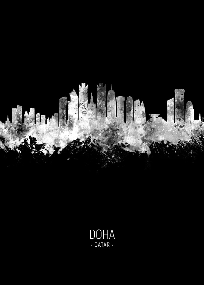 Doha Qatar Skyline