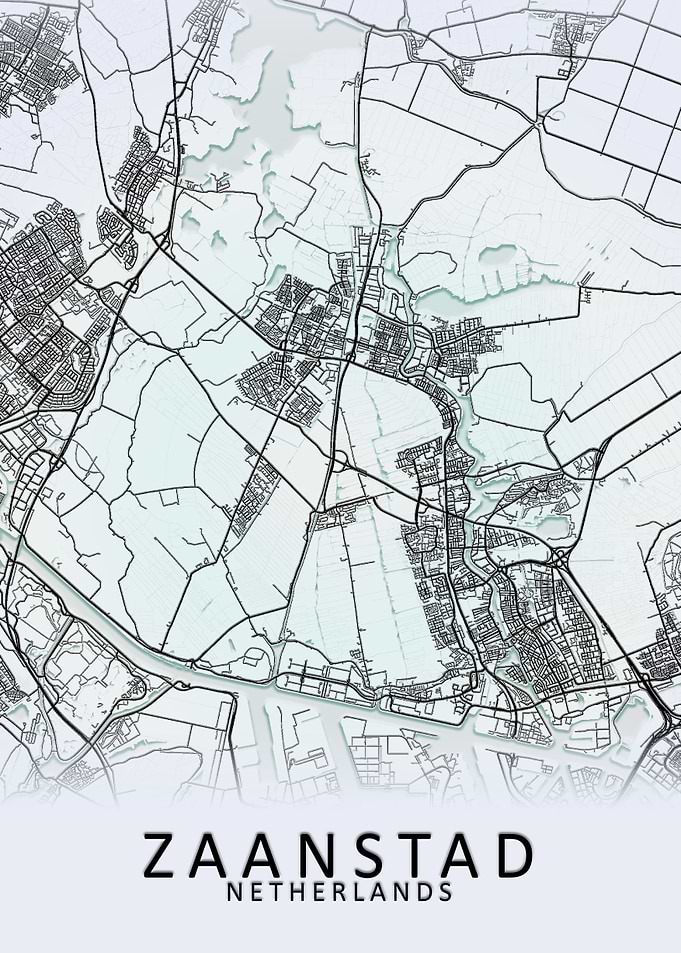 Zaanstad Netherlands Map