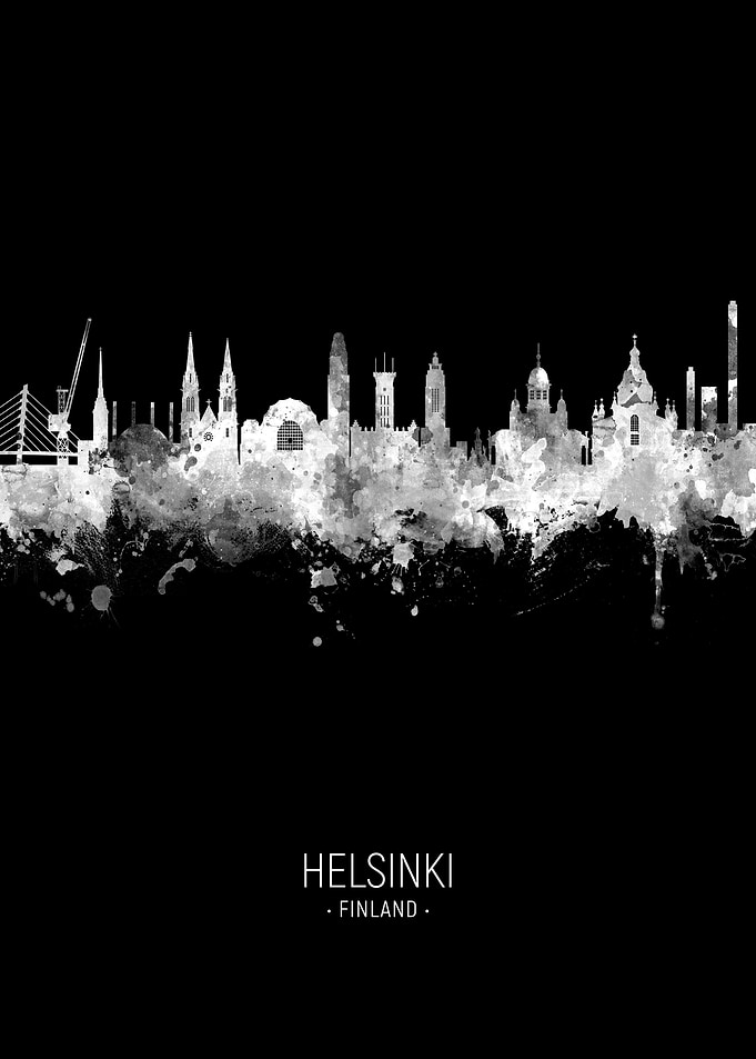 Helsinki Finland Skyline