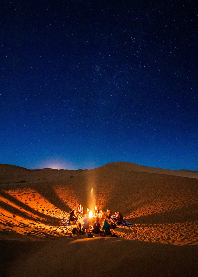 Astronomy bonfire