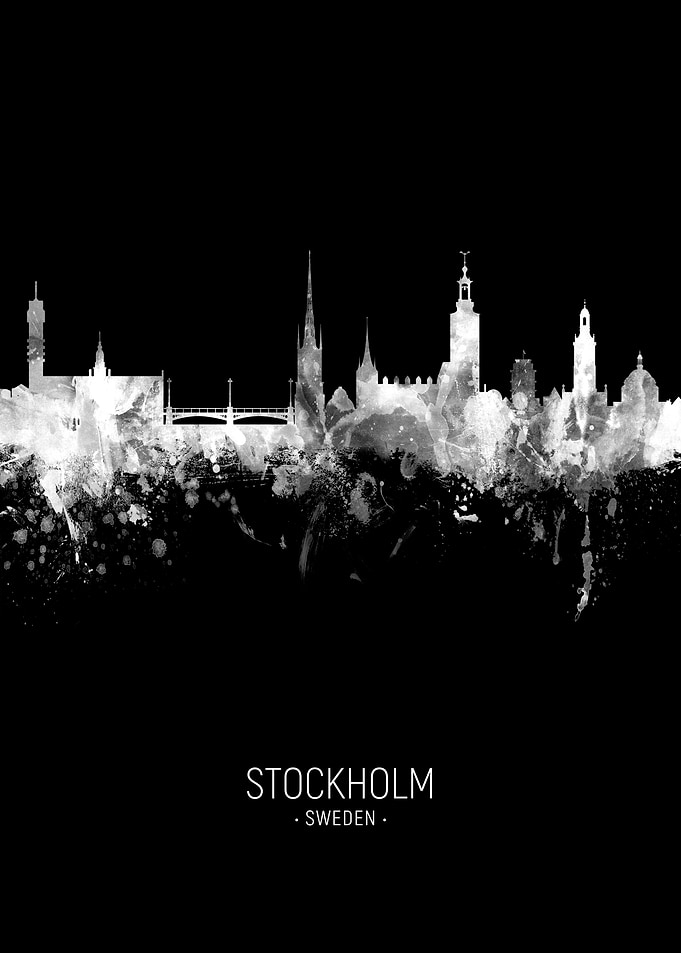 Stockholm Sweden Skyline