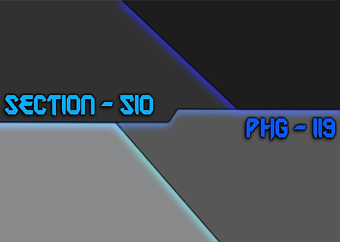 PHG119 SEC510