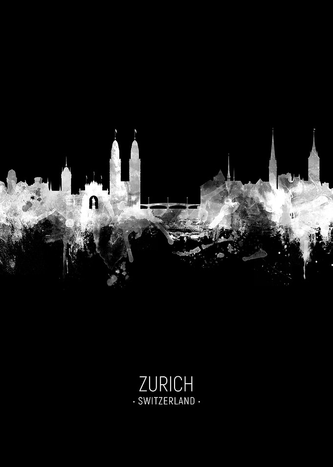 Zurich Switzerland Skyline