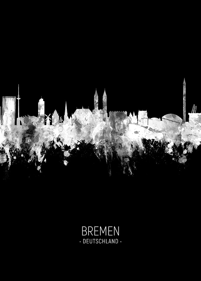 Bremen Germany Skyline