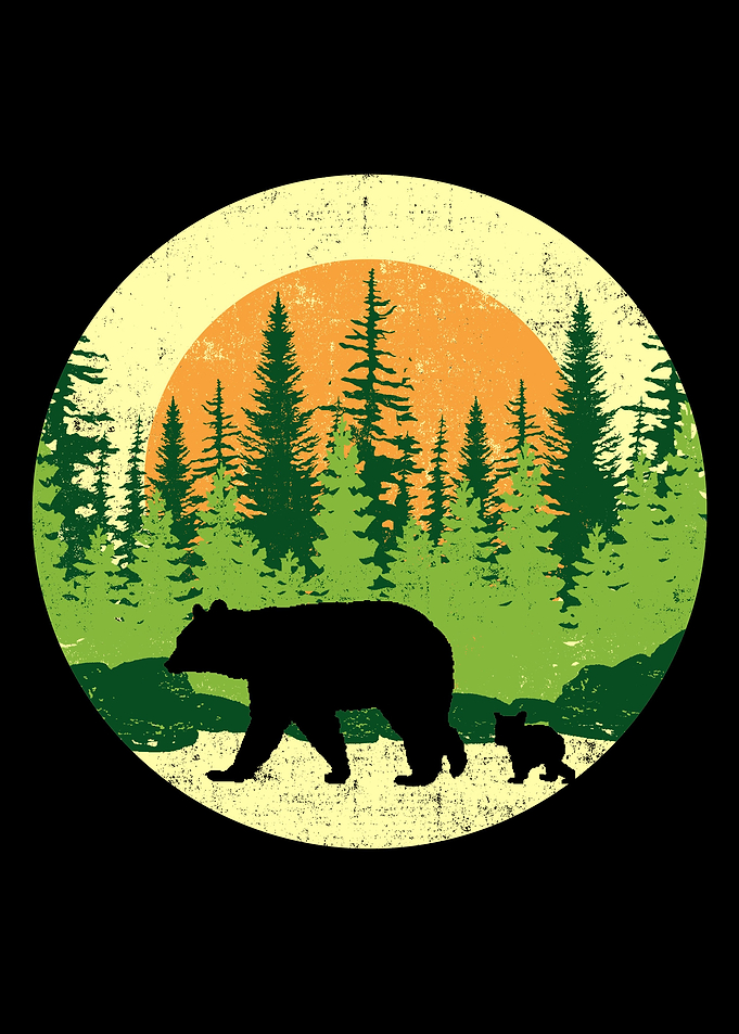 Bear Hiking Nature