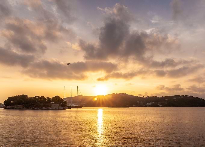 Sunrise over Skiathos