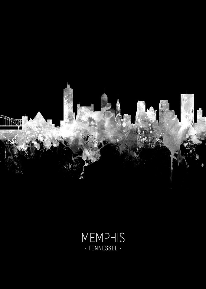 Memphis Tennessee Skyline