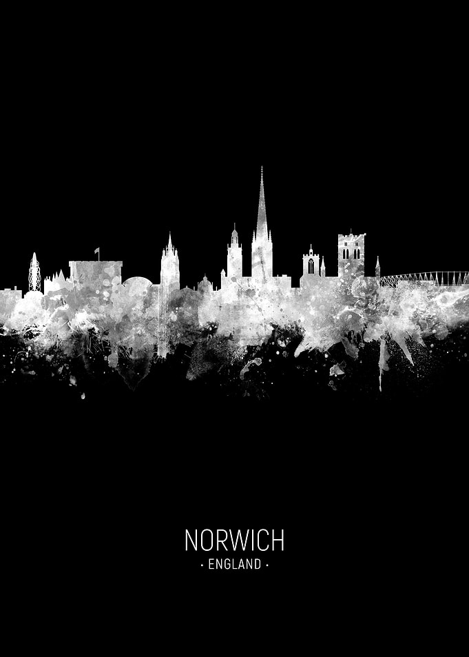 Norwich England Skyline