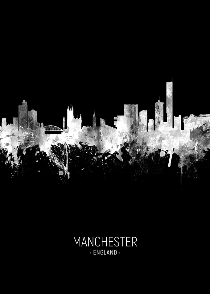 Manchester England Skyline