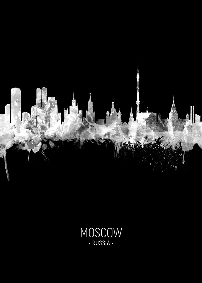 Moscow Russia Skyline
