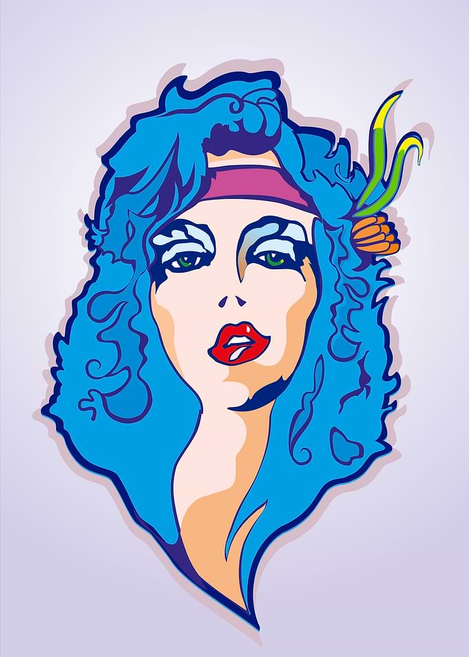 Stylized lady