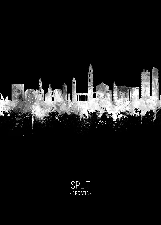 Split Croatia Skyline