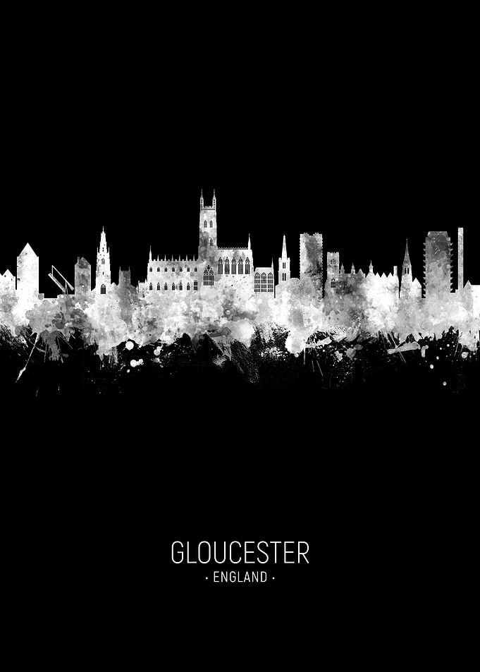 Gloucester England Skyline