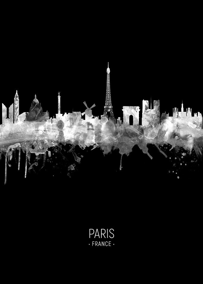 Paris France Skyline