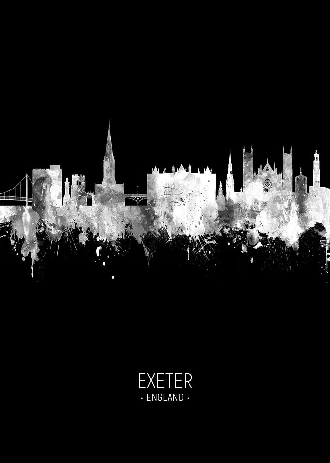 Exeter England Skyline