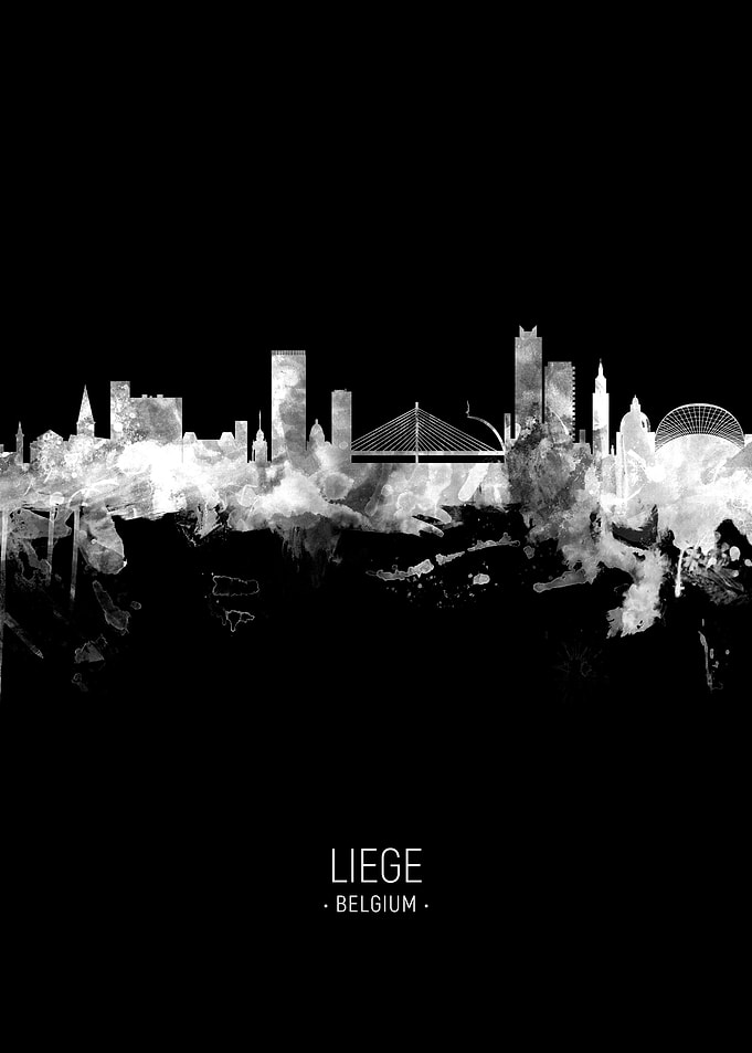 Liege Belgium Skyline