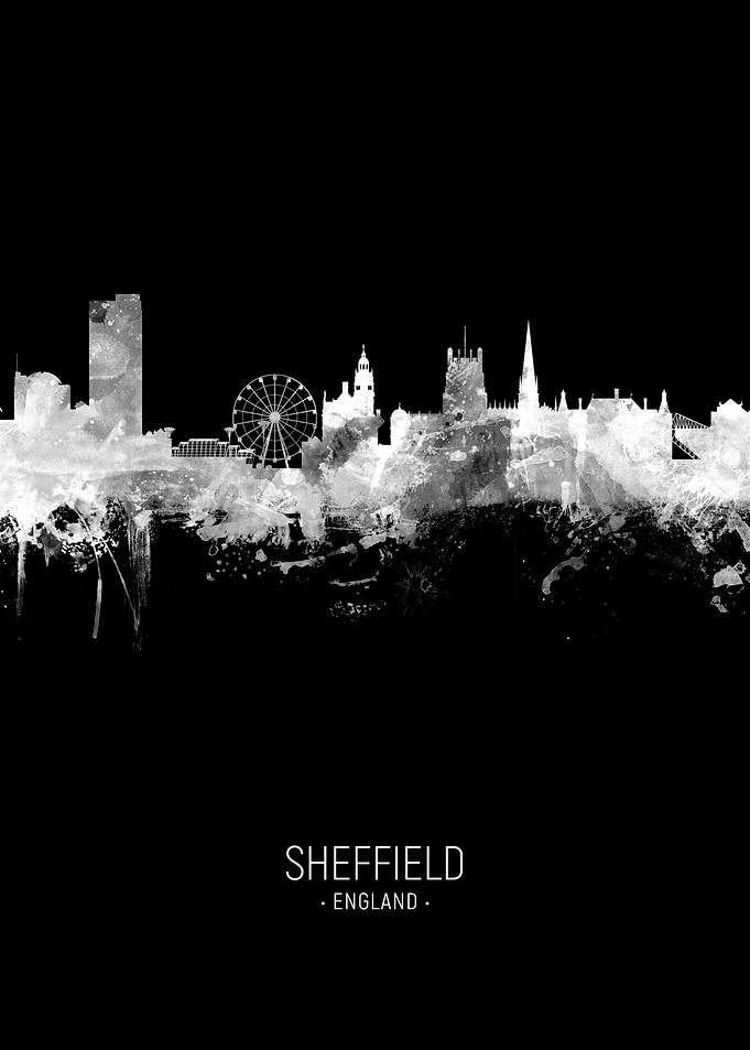 Sheffield England Skyline