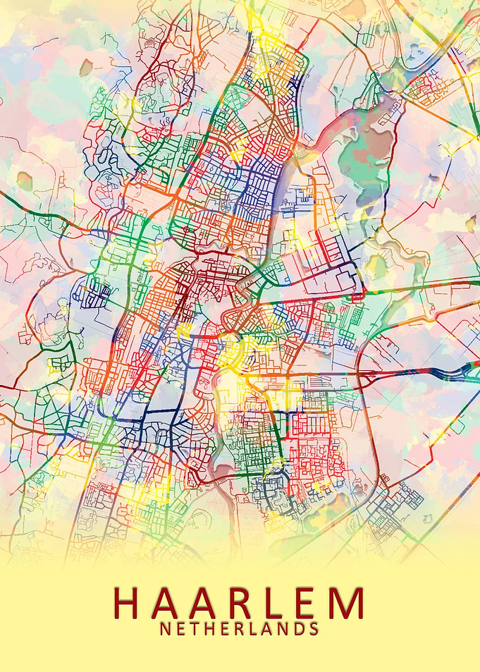 Haarlem Netherlands Map