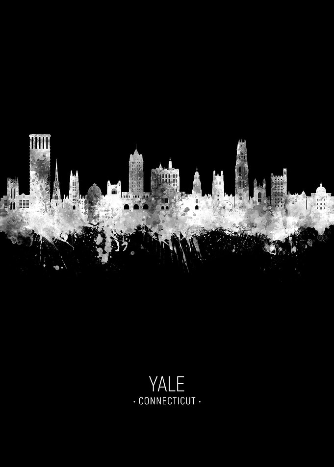 Yale Connecticut Skyline