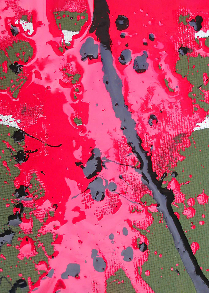 Pink color splash