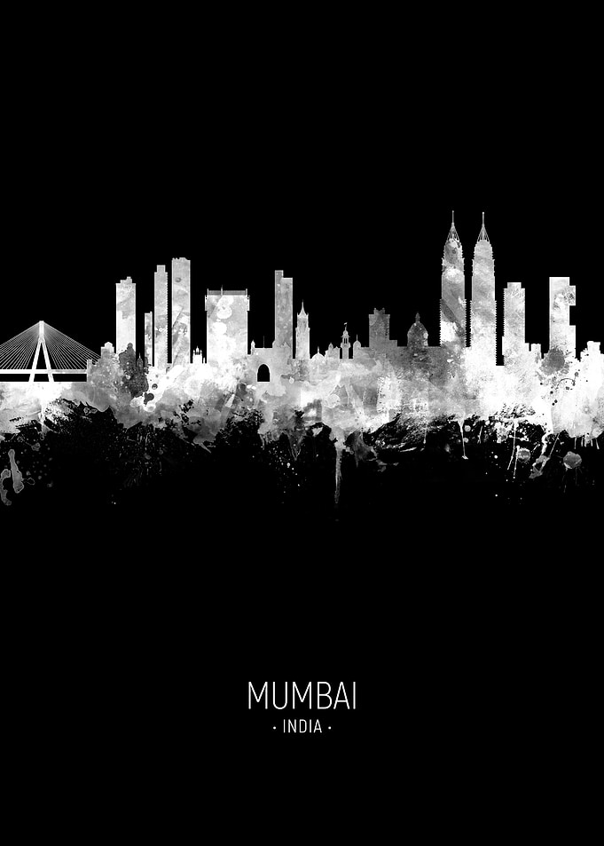 Mumbai India Skyline