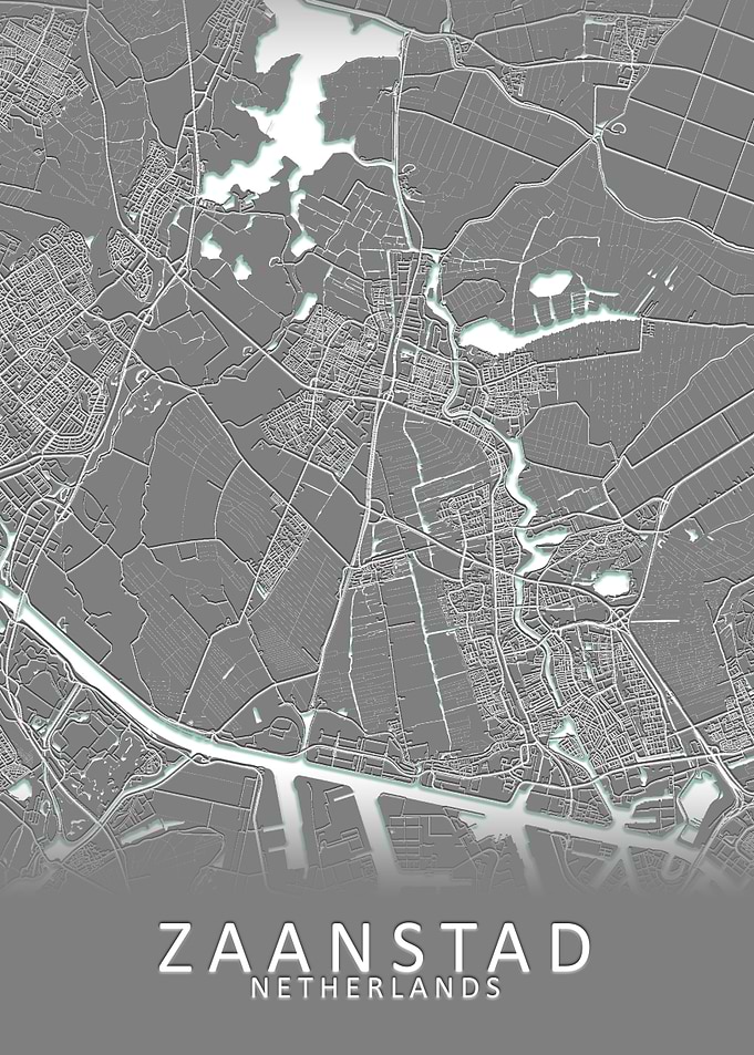 Zaanstad Netherlands Map