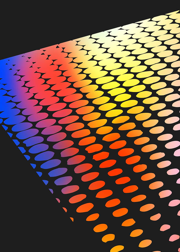 Halftone color design