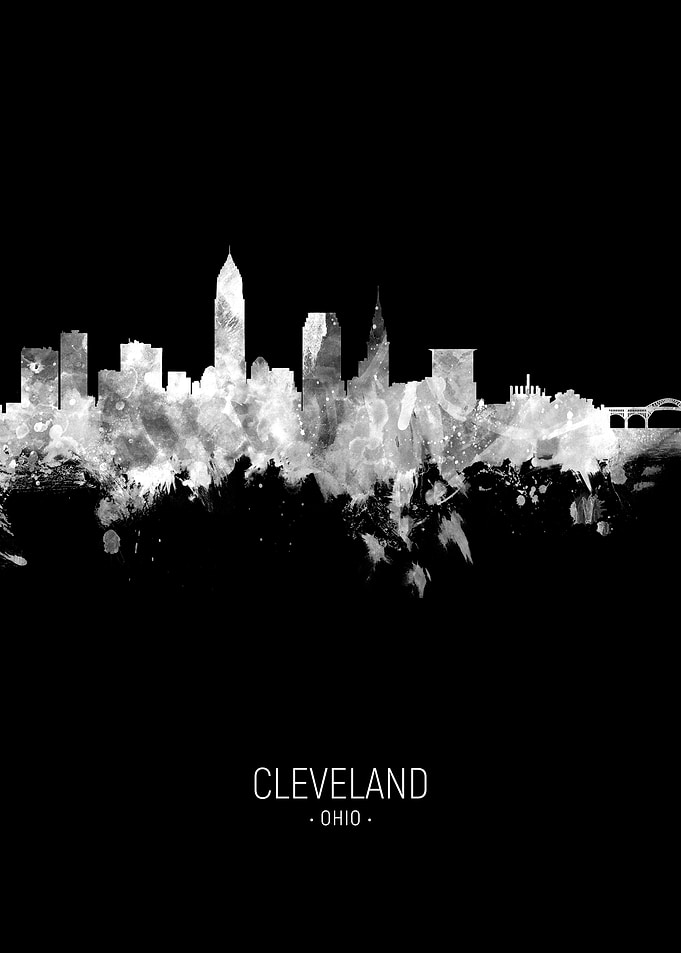 Cleveland Ohio Skyline