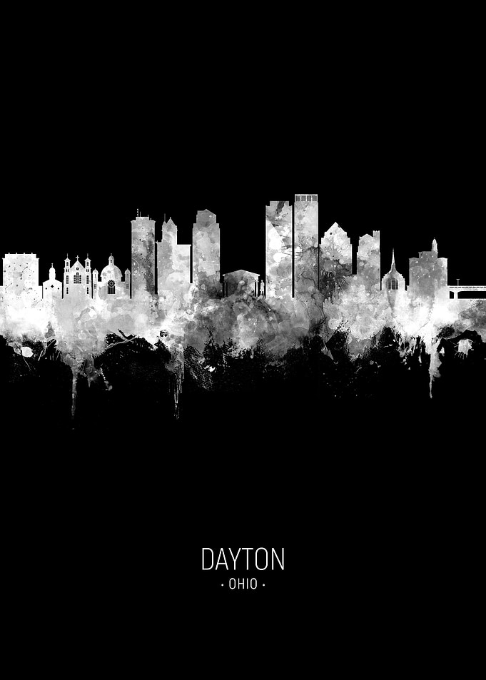 Dayton Ohio Skyline