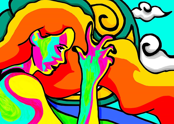 The color