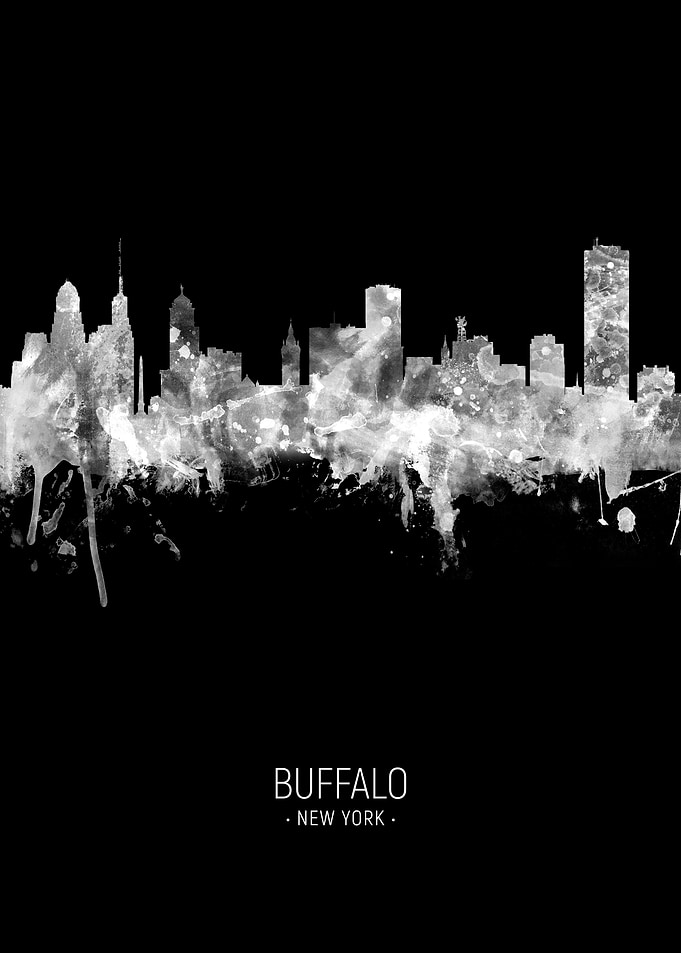 Buffalo New York Skyline