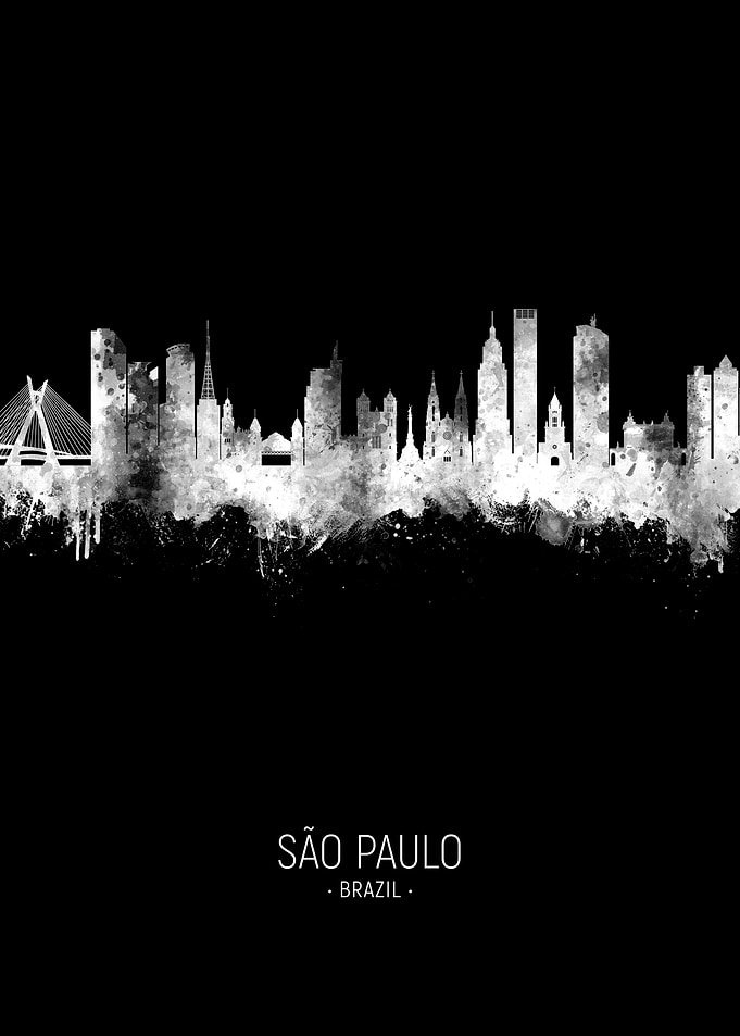 Sao Paulo Brazil Skyline