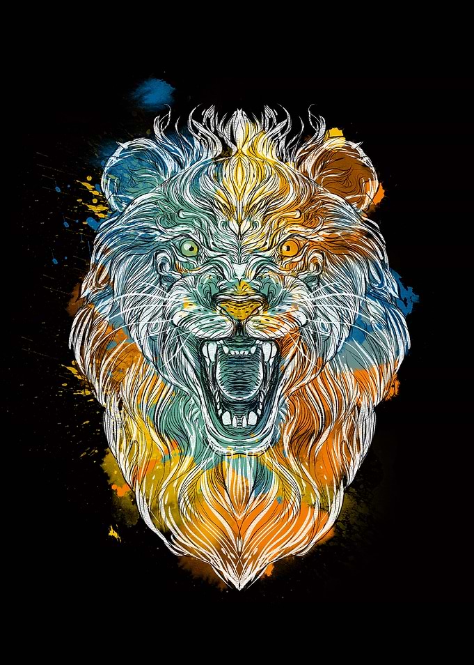 ornamental lion